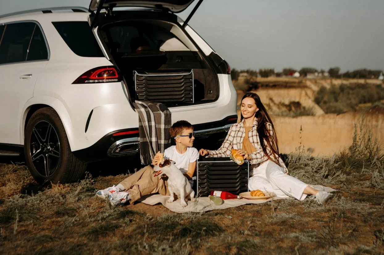 rustic picnic blanket